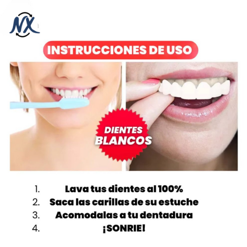 Carillas Dentales Ajustables, Dientes de Ceramica | Snapon Smile™